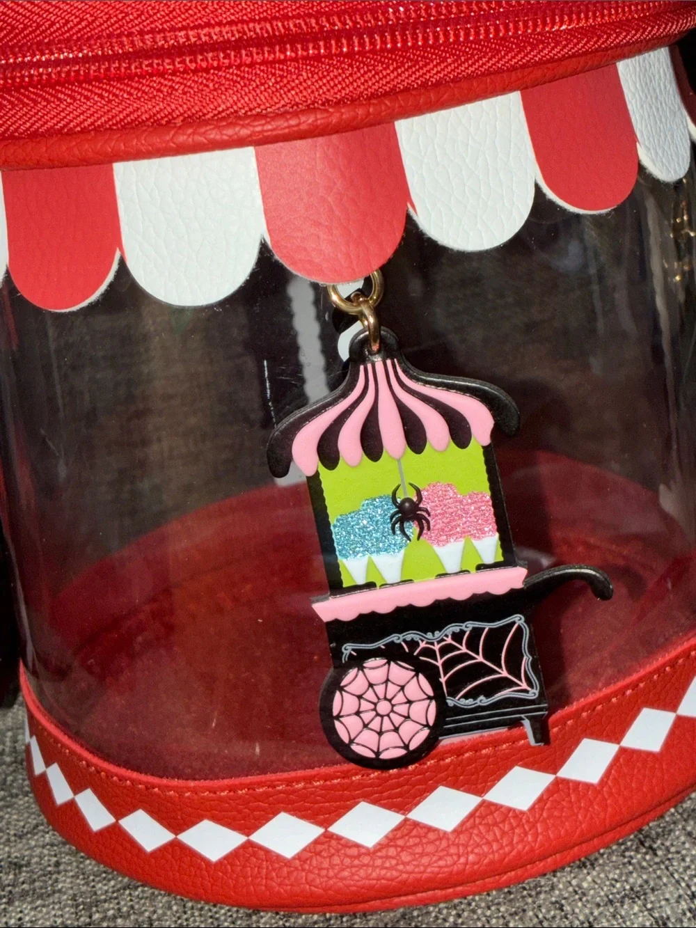 Halloween Circus Charm wristlet